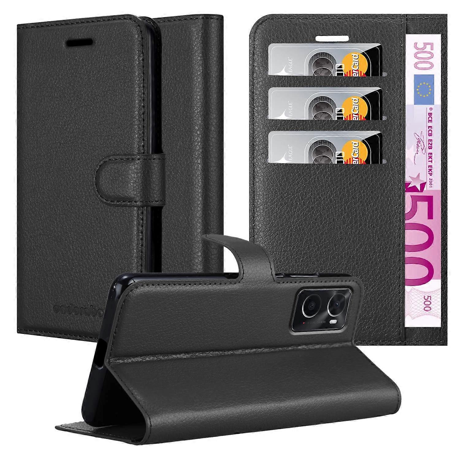 Oppo A36 / A76 / A96 4G / K10 4G / Realme 9i Case - Protective Case with Card Slots and Stand Function