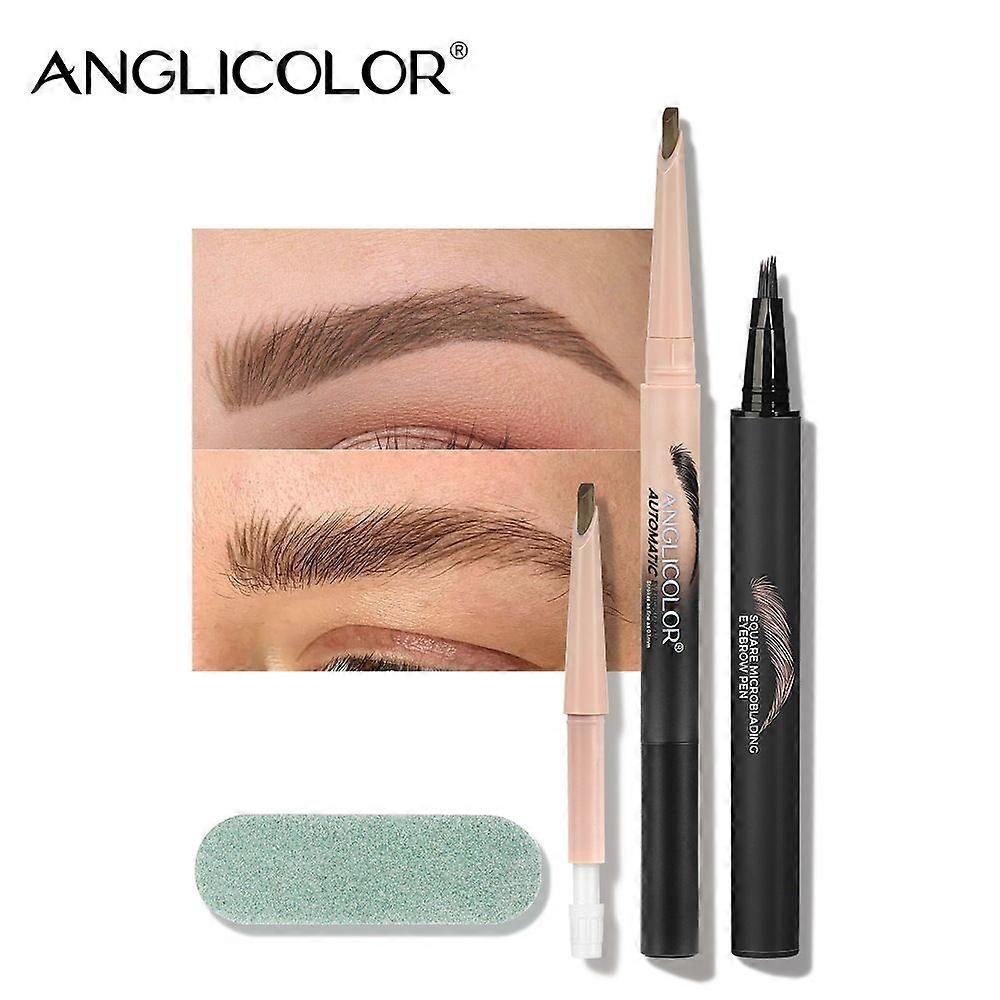 Eyebrow tint - large brush design, suitable for eyebrows and hairline, waterproof and sweat-proof, no smudging