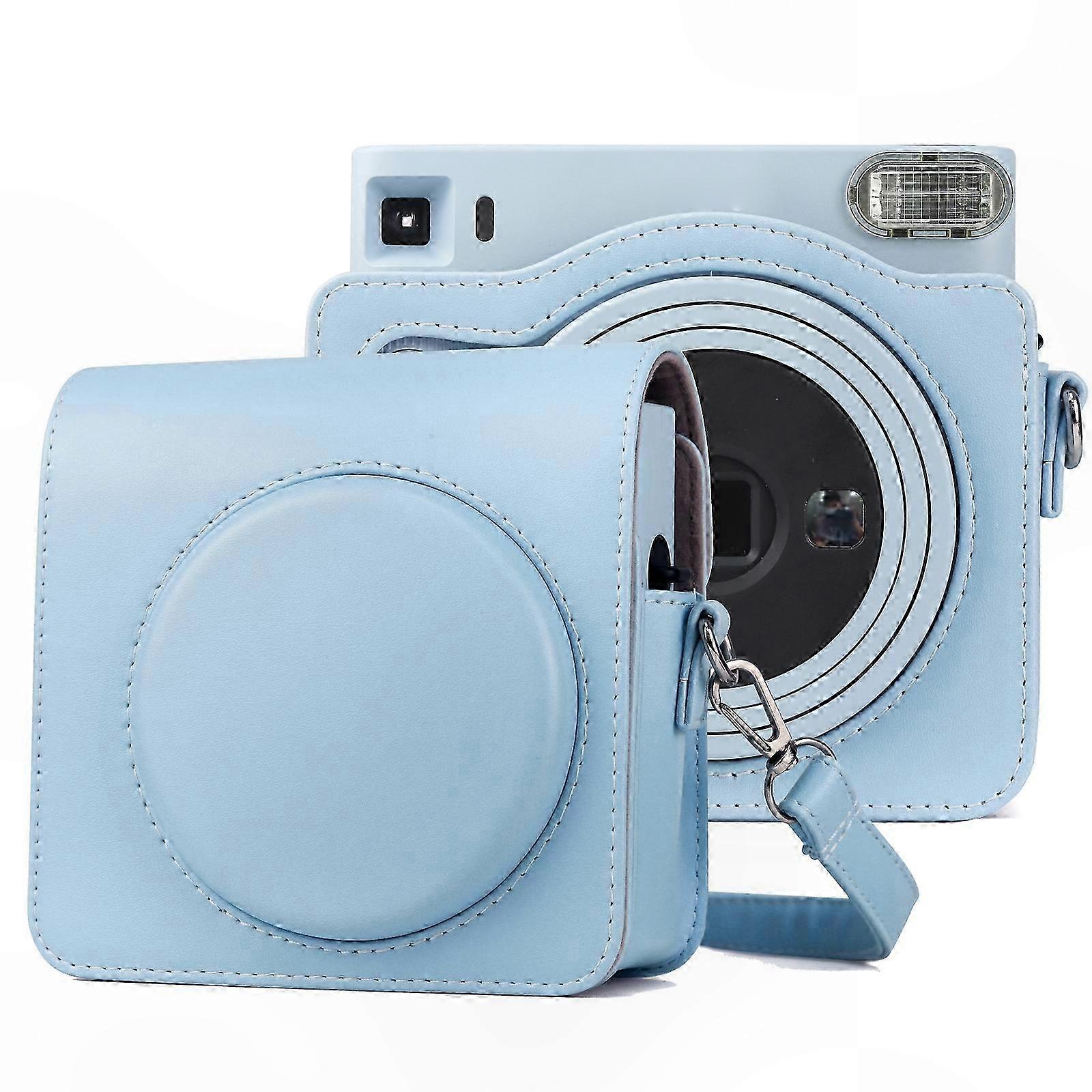Adjustable Strap Camera Bag for Instant Square SQ1 - Full Body Protection in PU Leather