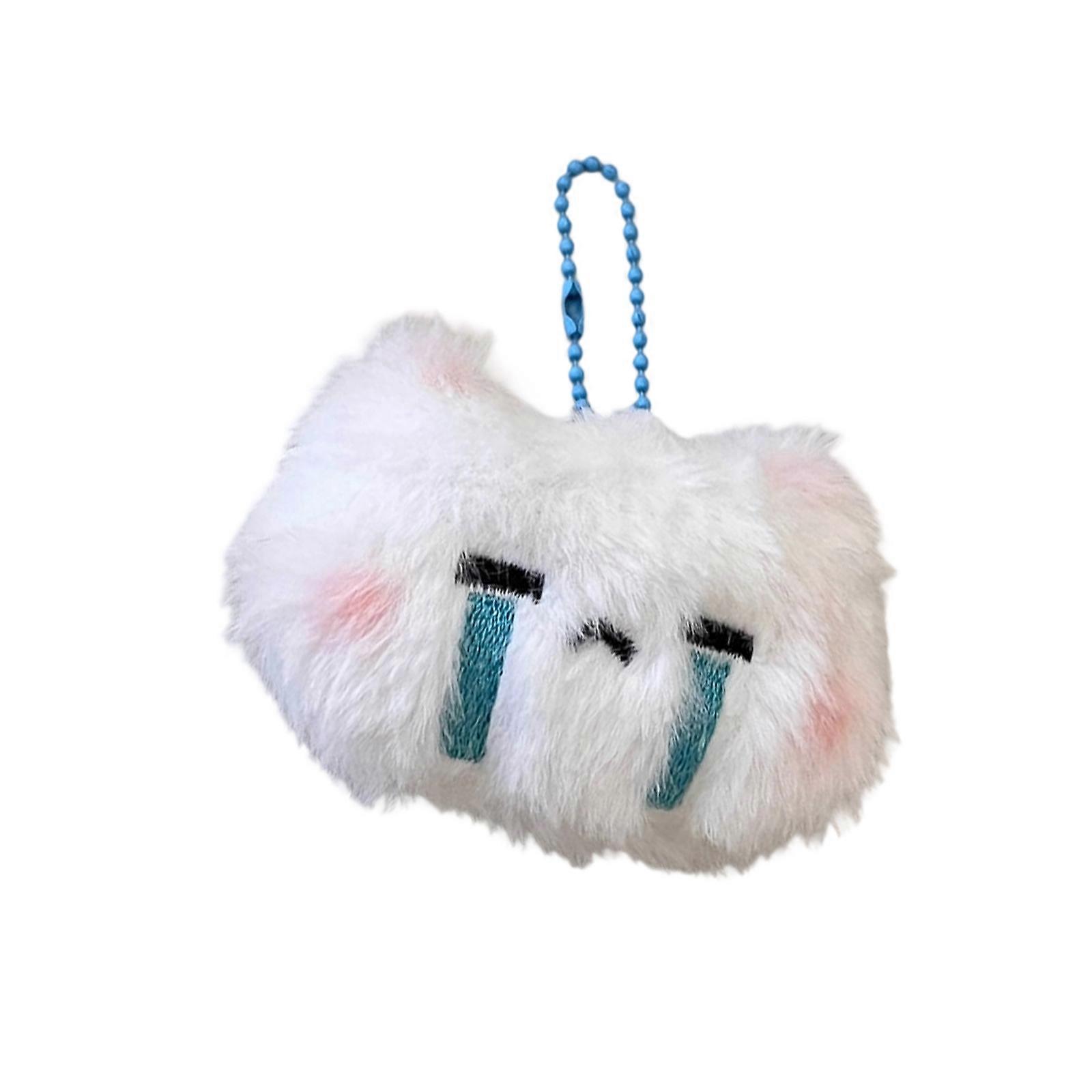 Lovely Rabbit/Bear Keychain Unique Design Soft Plush Backpack Accessory Decoration For Girls Teens And Students Multicolor