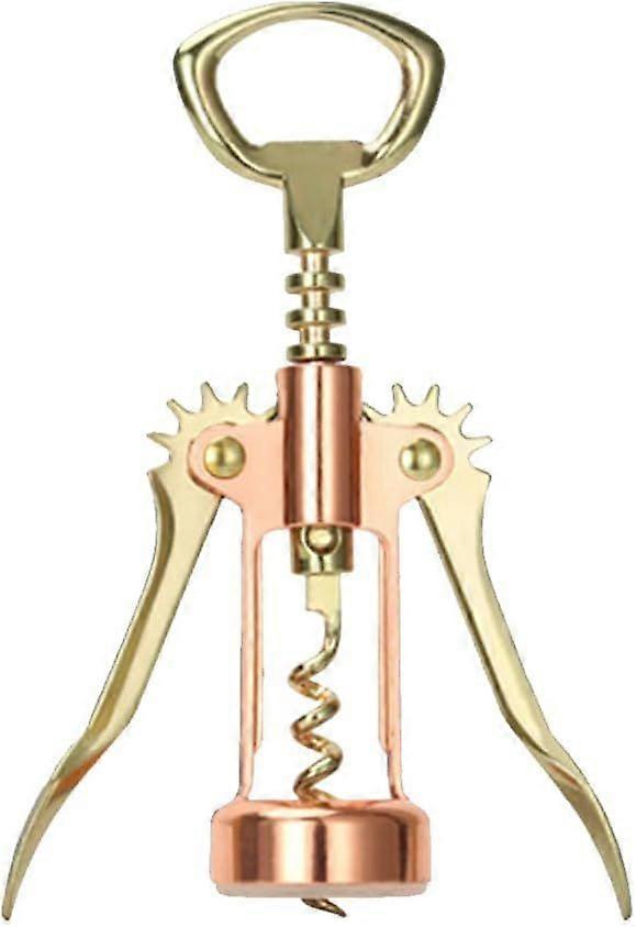 1pc Rose Gold Mixed Gold Wing Bottle Opener, Wine Bottle Opener, Multi-function