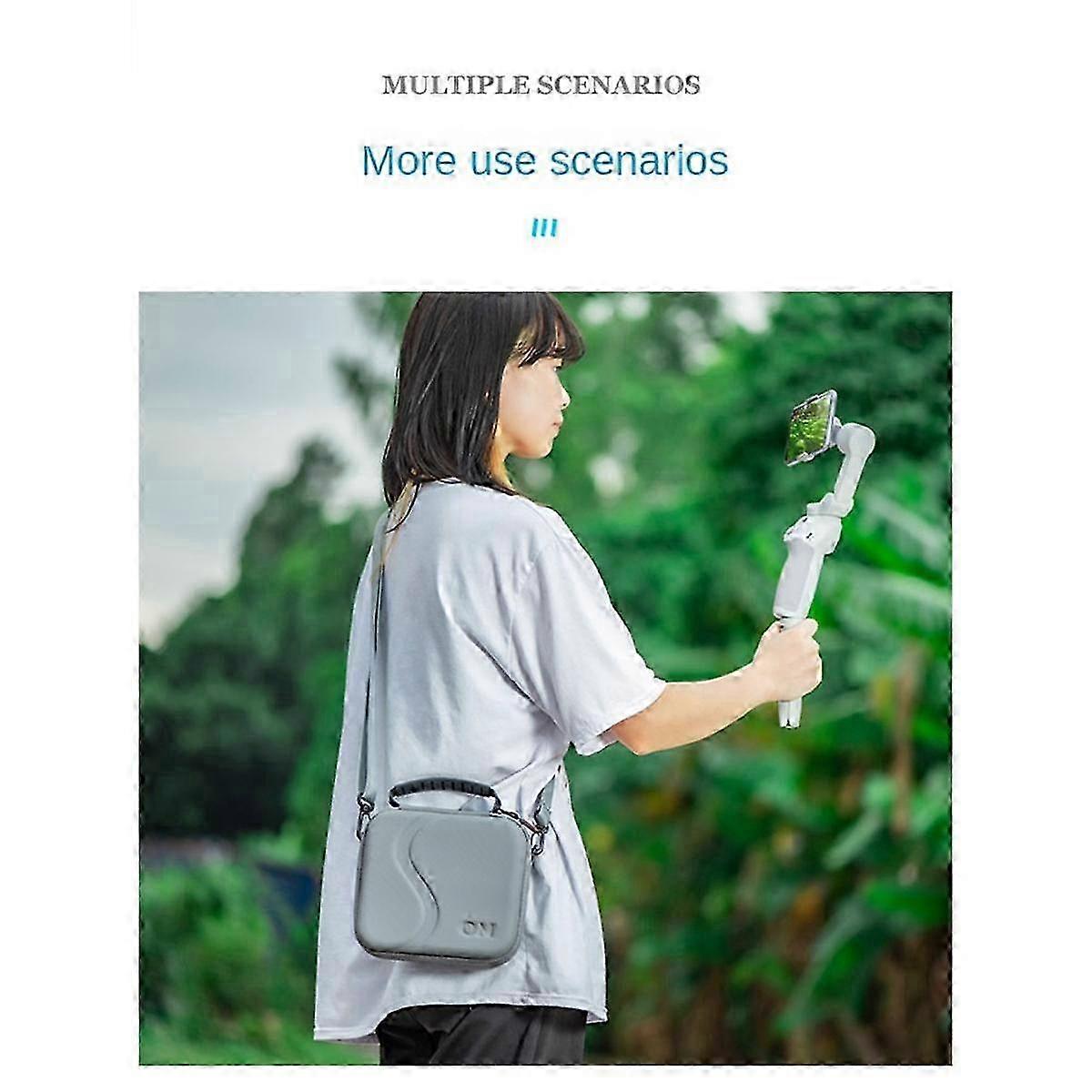Gimbal Stabilizer Storage Bag Carrying Case Compatible for Mobile Se/ 4 Se/ 4 Handheld Gimbal