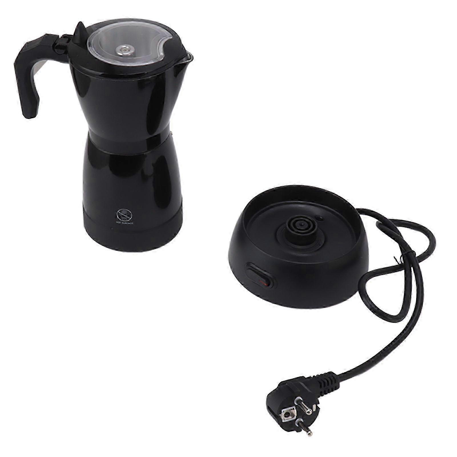 300ml 6-φλιτζάνι οπτικό ηλεκτρικό δοχείο Moka για το κατάστημα επιδορπίων οικιακής κουζίνας 220-240V EU Plug