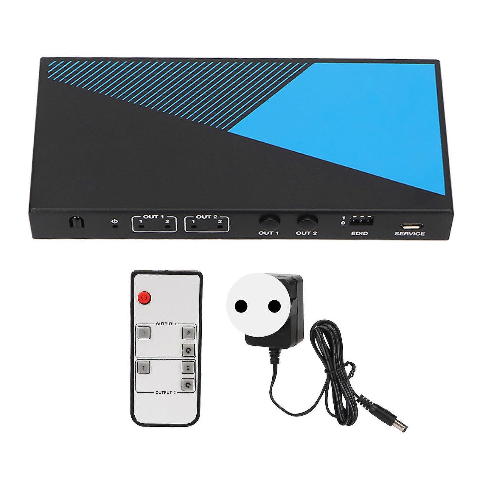 8K 60Hz HD Multimedia Interface Switcher with EDID Management, 40Gbps, Remote Control