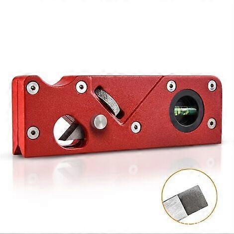 Woodworking Tools Chamfering and Trimming Hand Plane Angle Plane 45 Degrees (Red Flat Blade)
