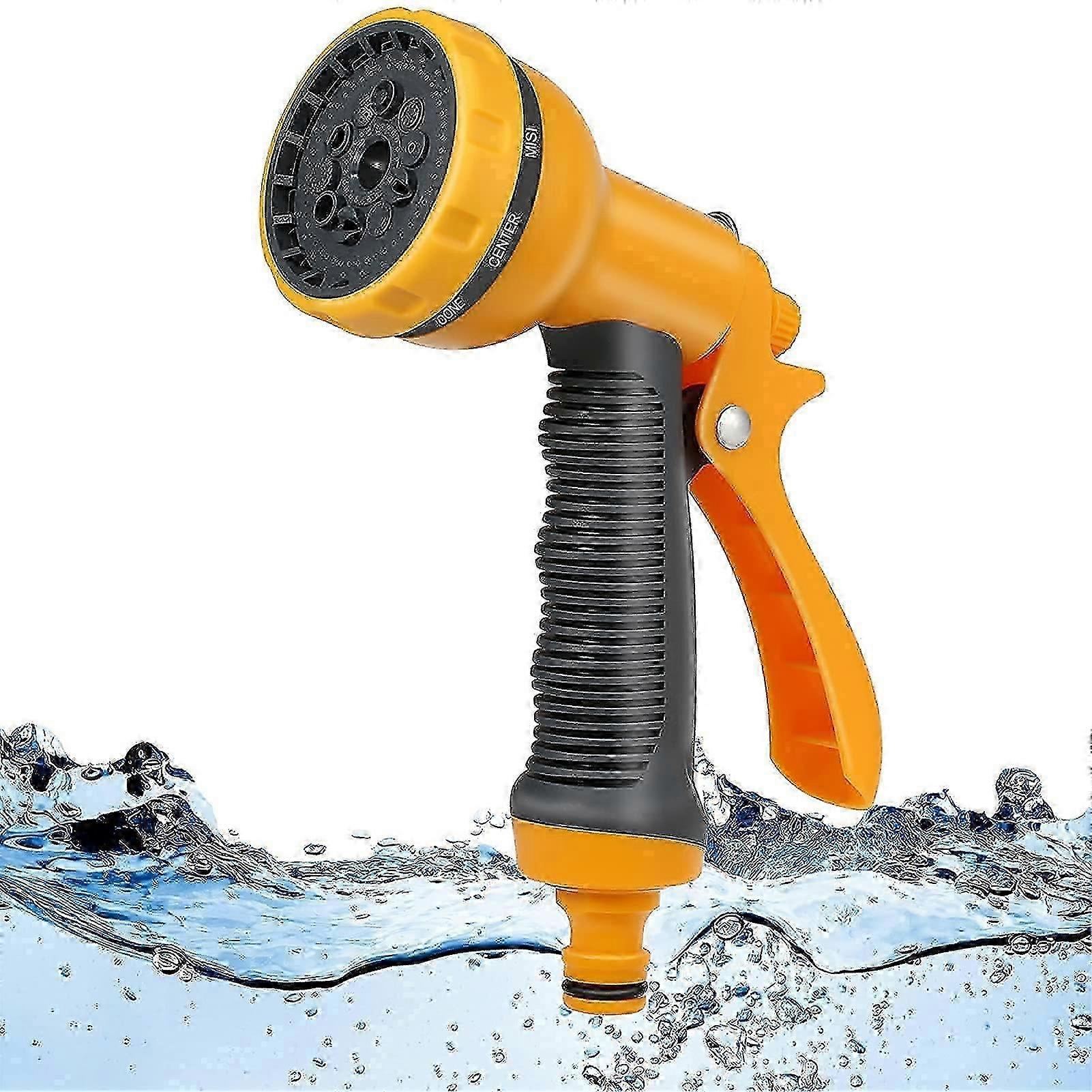 Garden Hose Pipe Spray Gun ,10 Adjustable Patterns Hose Nozzle, Hig...