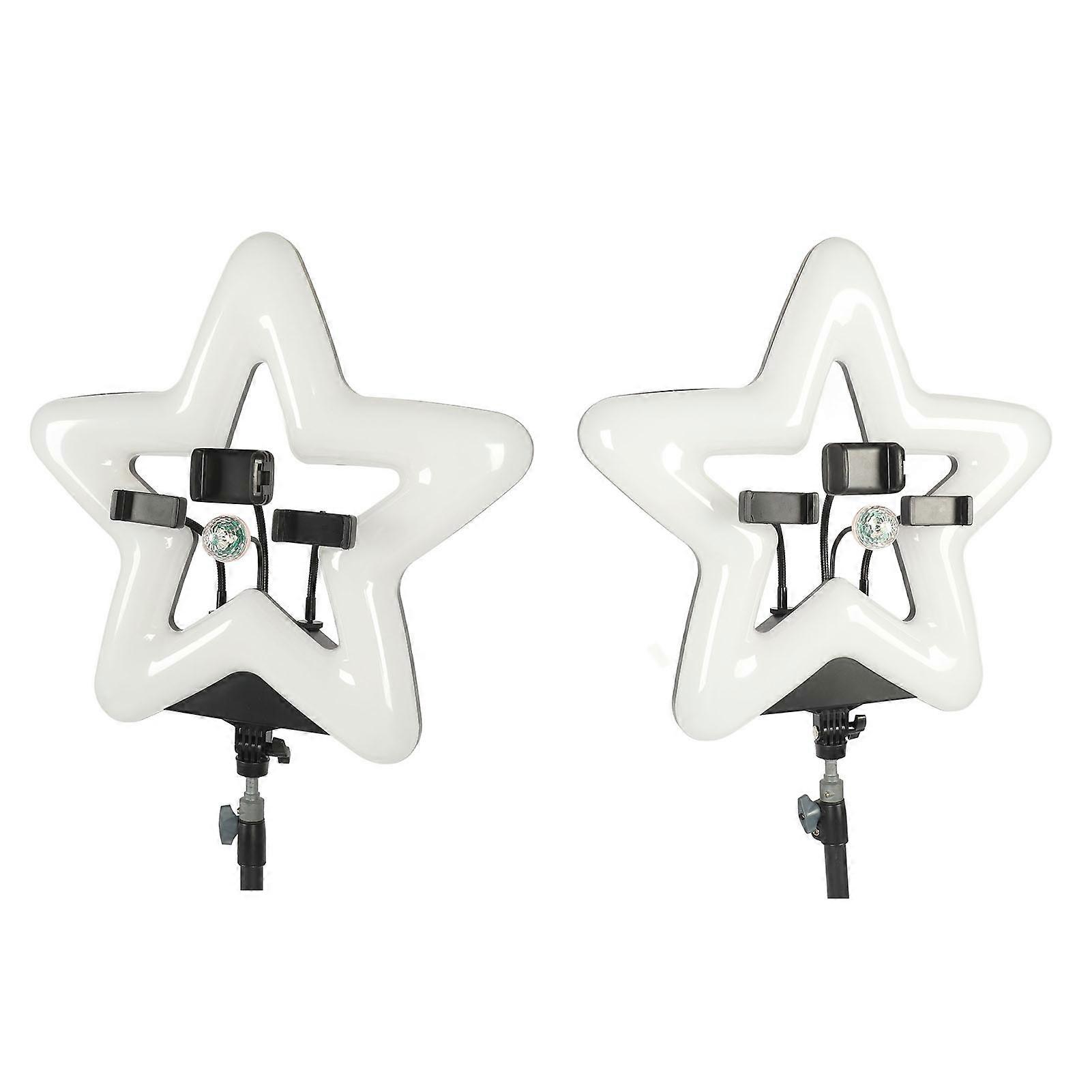 20 Inch Ring Light RGB Wireless Remote Dimmable Makeup Lamp UK Plug