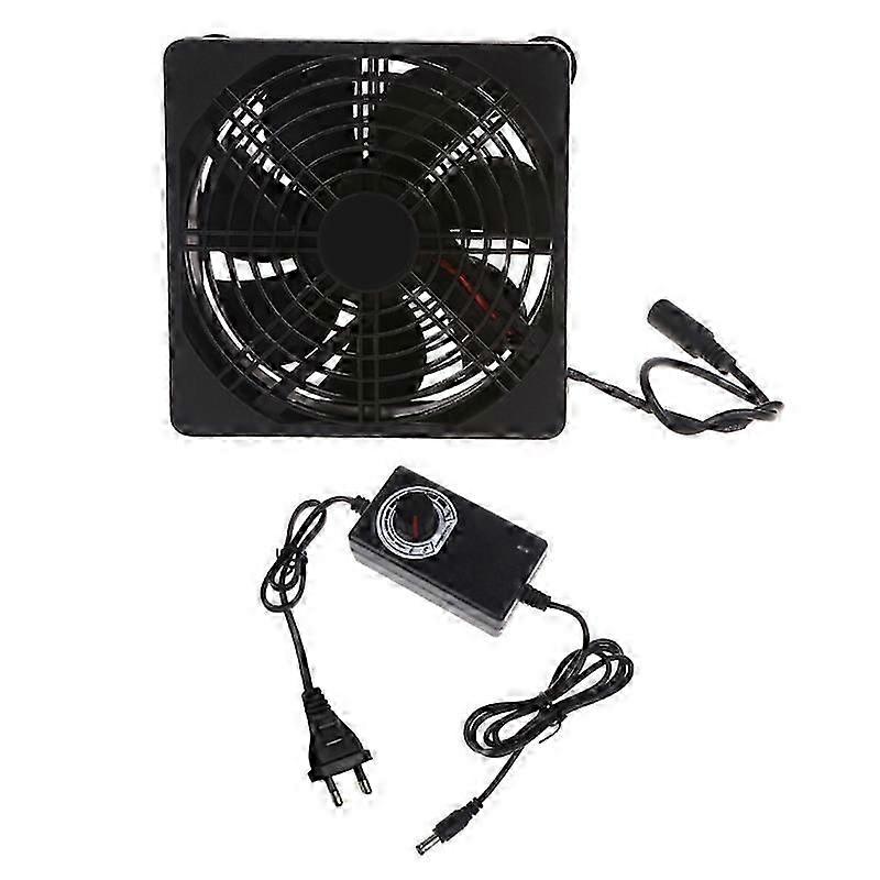110V 220V AC Powered Computer Fan 12CM Air Blower for Modem TV Box Receiver