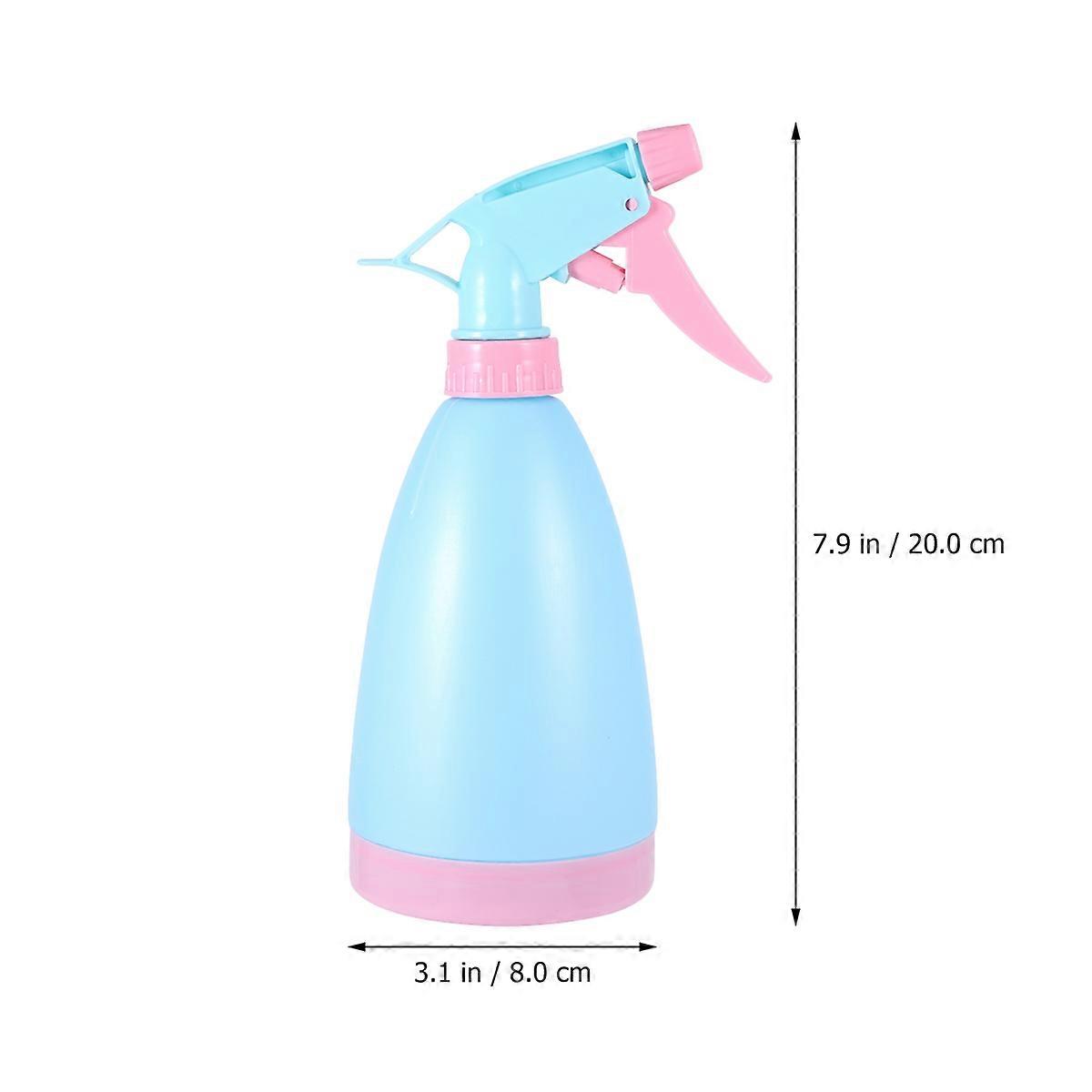 Hand Pressure Spray Bottle 1 Set Plastic Bottle Big Capacity Storage Container for School Blue