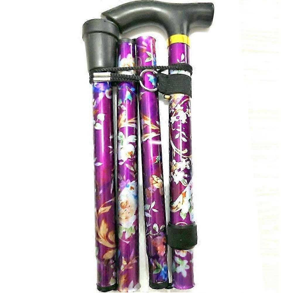 Fällbar käpp teleskopisk för utomhusvandring