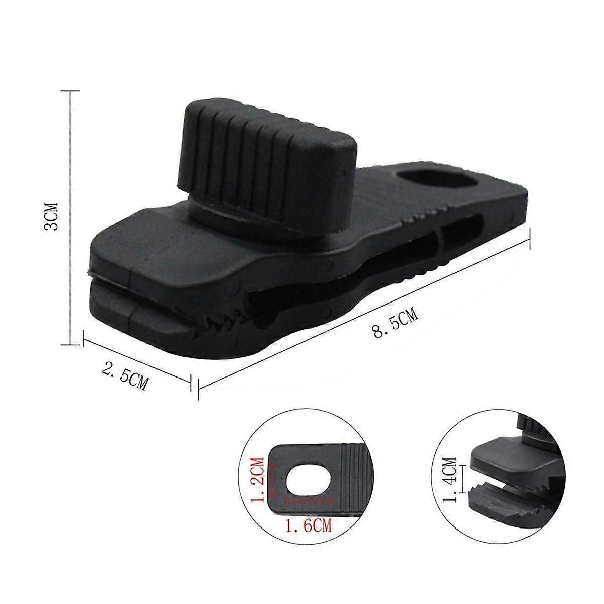 10Pcs Awning Rope Clamp Tarp Clamp Tarp Clip Reusable Tent Crocodile Clip Tent Canopy Clip for Awni