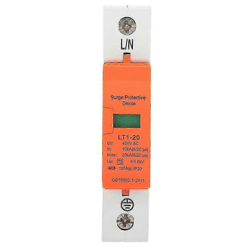 High quality Surge protector lightning protection 1p 10kA-20kA 420vAC surge