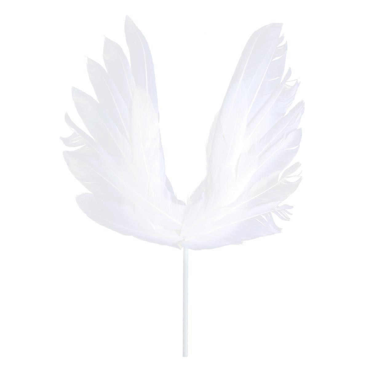 Wing Swan Cake Picks for Cake Decoration White Use