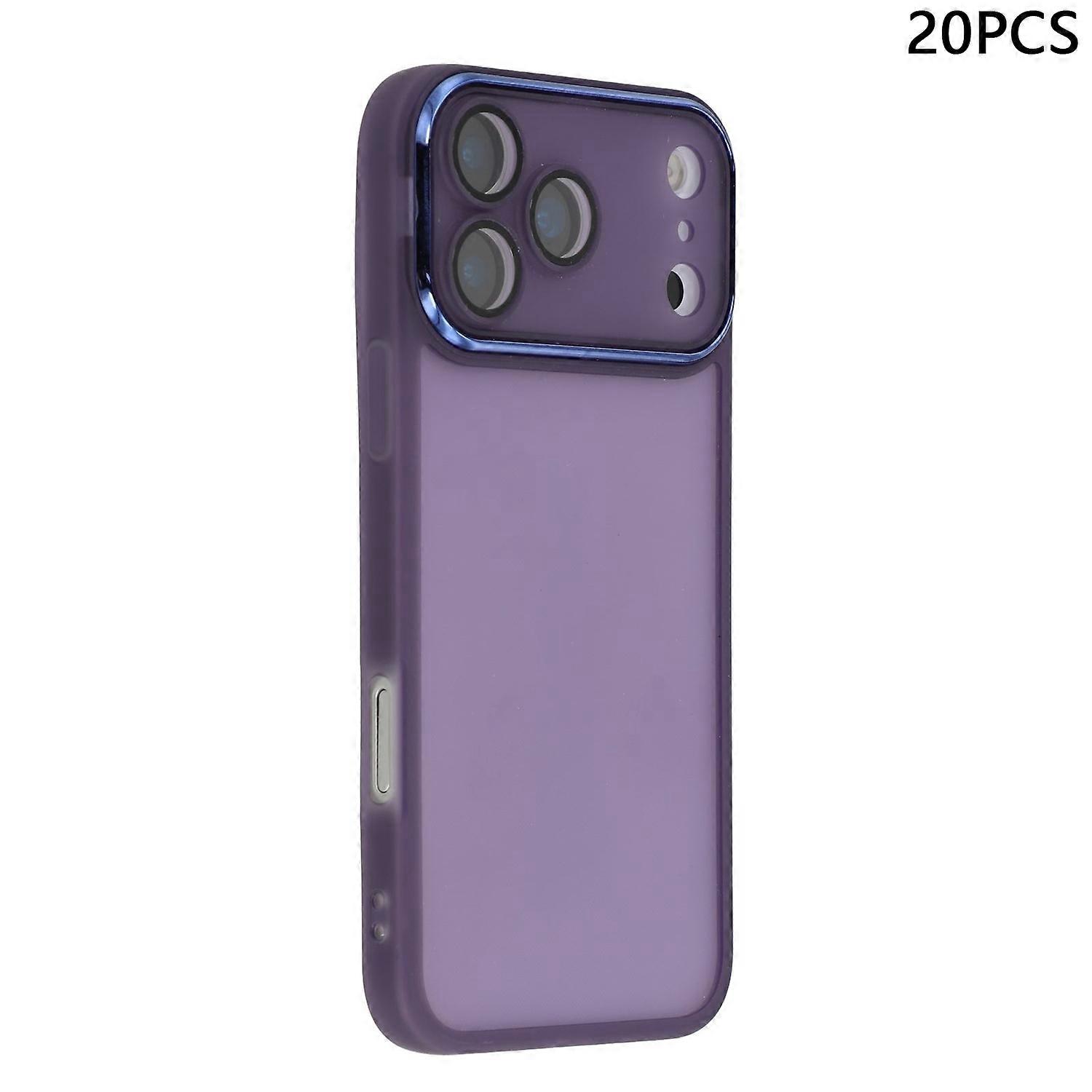 Bulk Purchasing 20Pcs For iPhone 17 Pro Case Electroplated Camera Frame TPU Phone Cover Precise Cuto