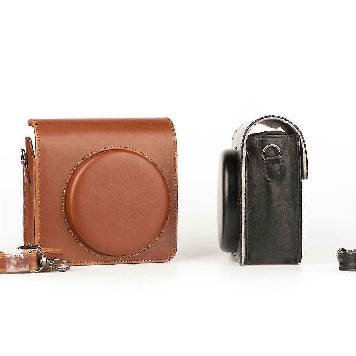 Retro Camera Bag for Square Cameras SQ40 Shockproof Case with Adjustable Shoulder Strap