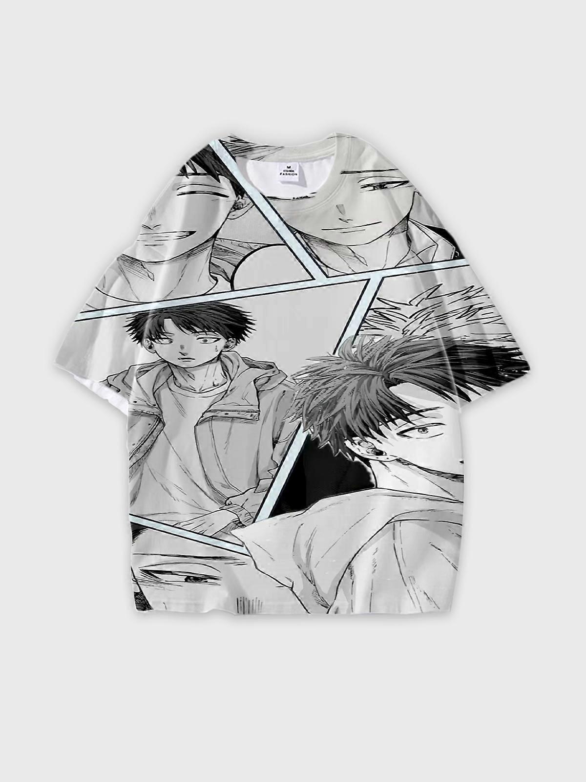 T-Shirt Short Sleeve Round Neck, Summer Casual Loose Graphic Tee, Unisex The Fragrant Flower Blooms with Dignity W306