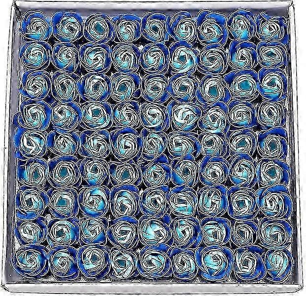 81-Piece Scented Soap Rose Flower Set with Herbal Essential Oils