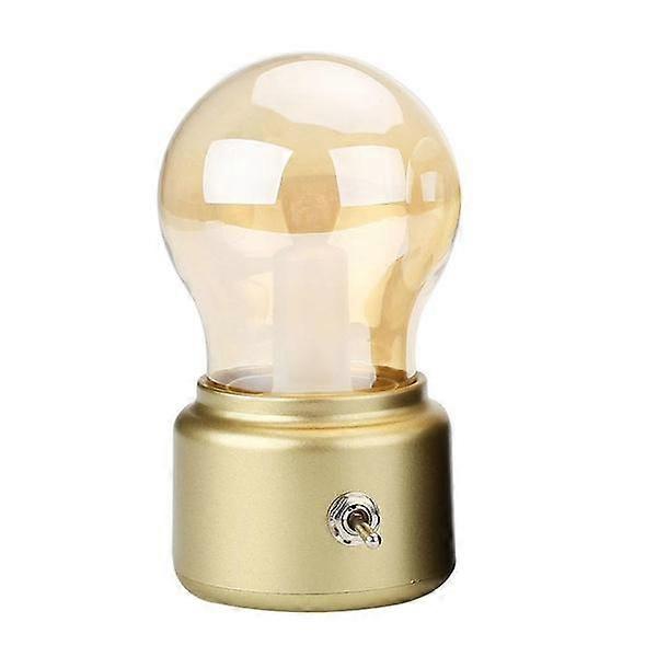 Led Bulb Classical Blowing Desk Lamp(Golden)