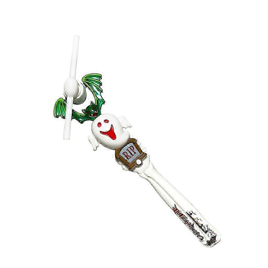 Halloween LED Windmill Wand with Pumpkin Skull Witch Howling Sound