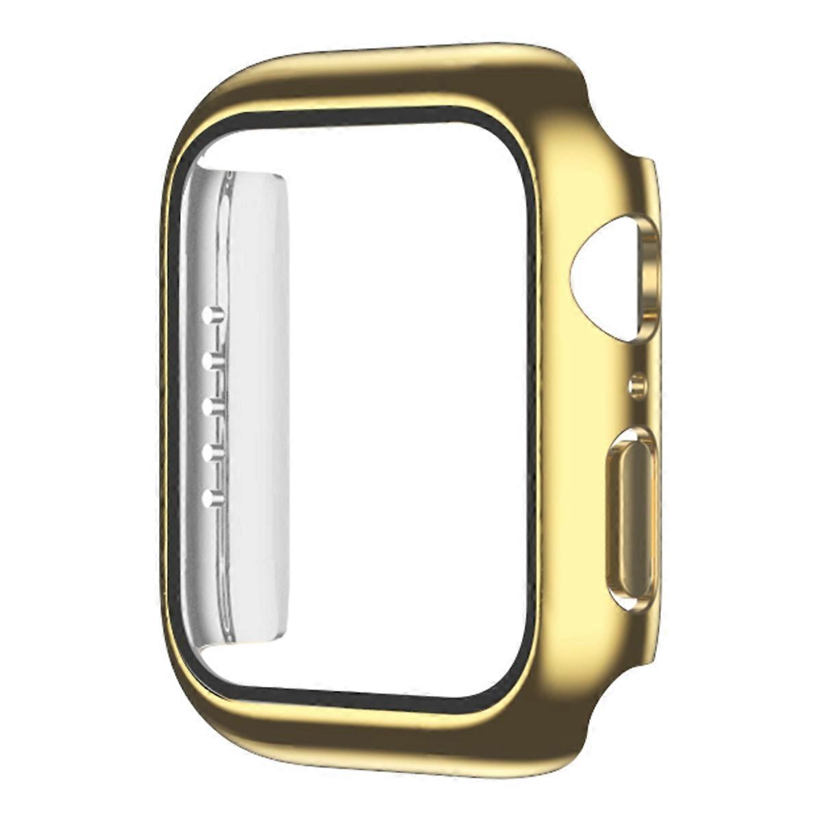 For Apple Watch Series 3/2/1 42mm Electroplating PC Case Dustproof Button Cover Watch Shell with Tem