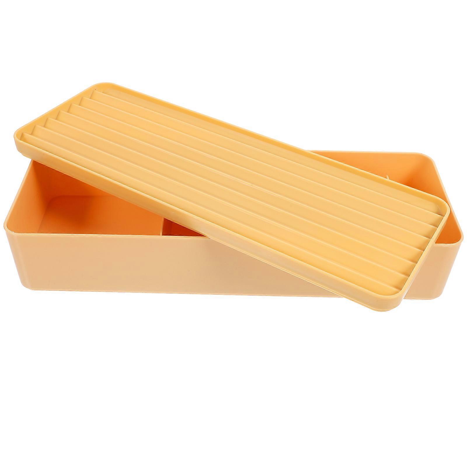Desktop Cable Storage Box Plastic Cord Management Box with Lid 5Pcs