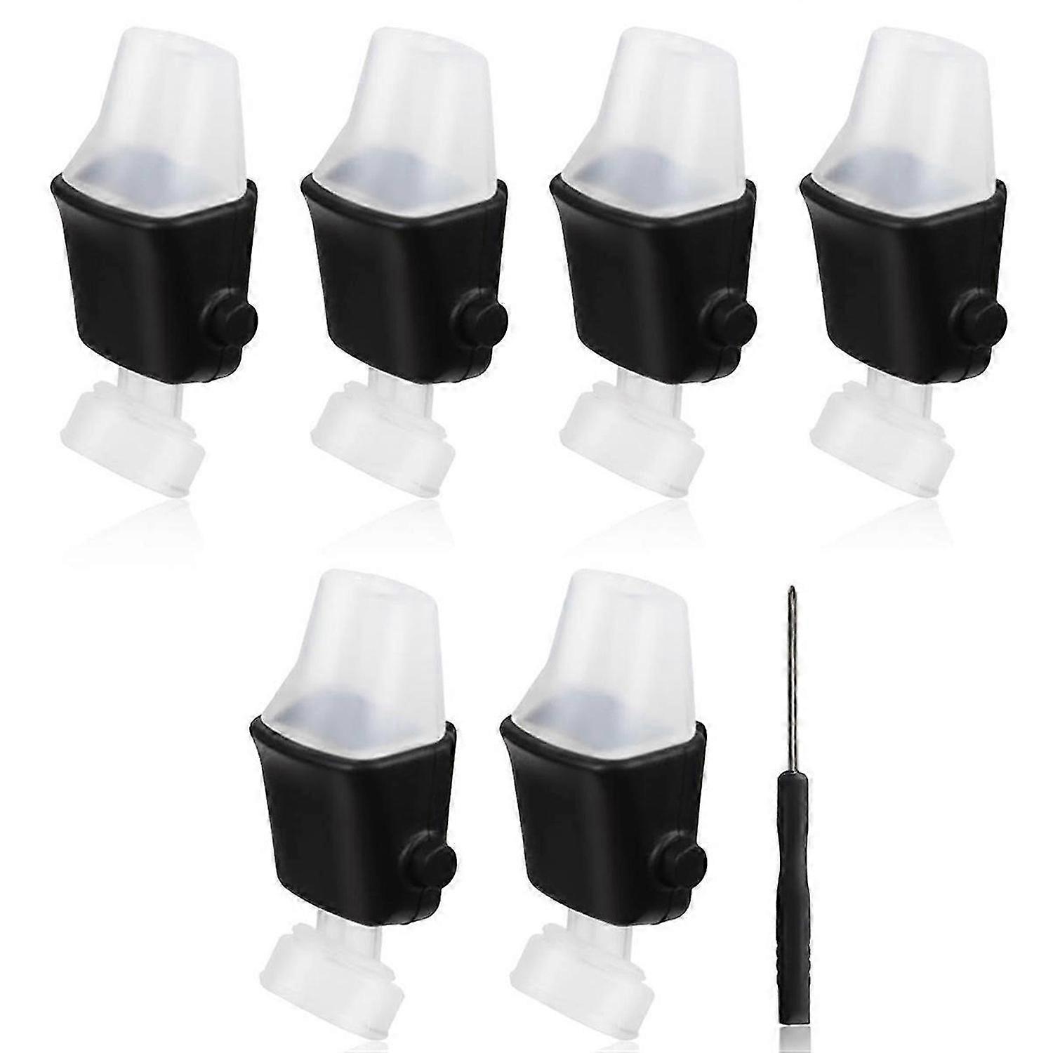 6pcs Replacement Spout for ,Soft Lids Replacement Silicone