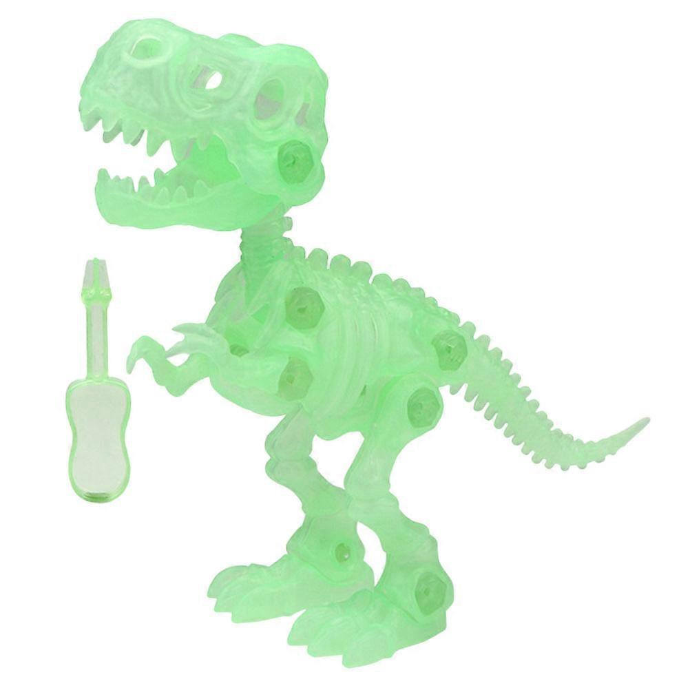 DIY Dinosaurs Skeletons Glow in The Dark Toy for Kids 1Set Assembly Toy