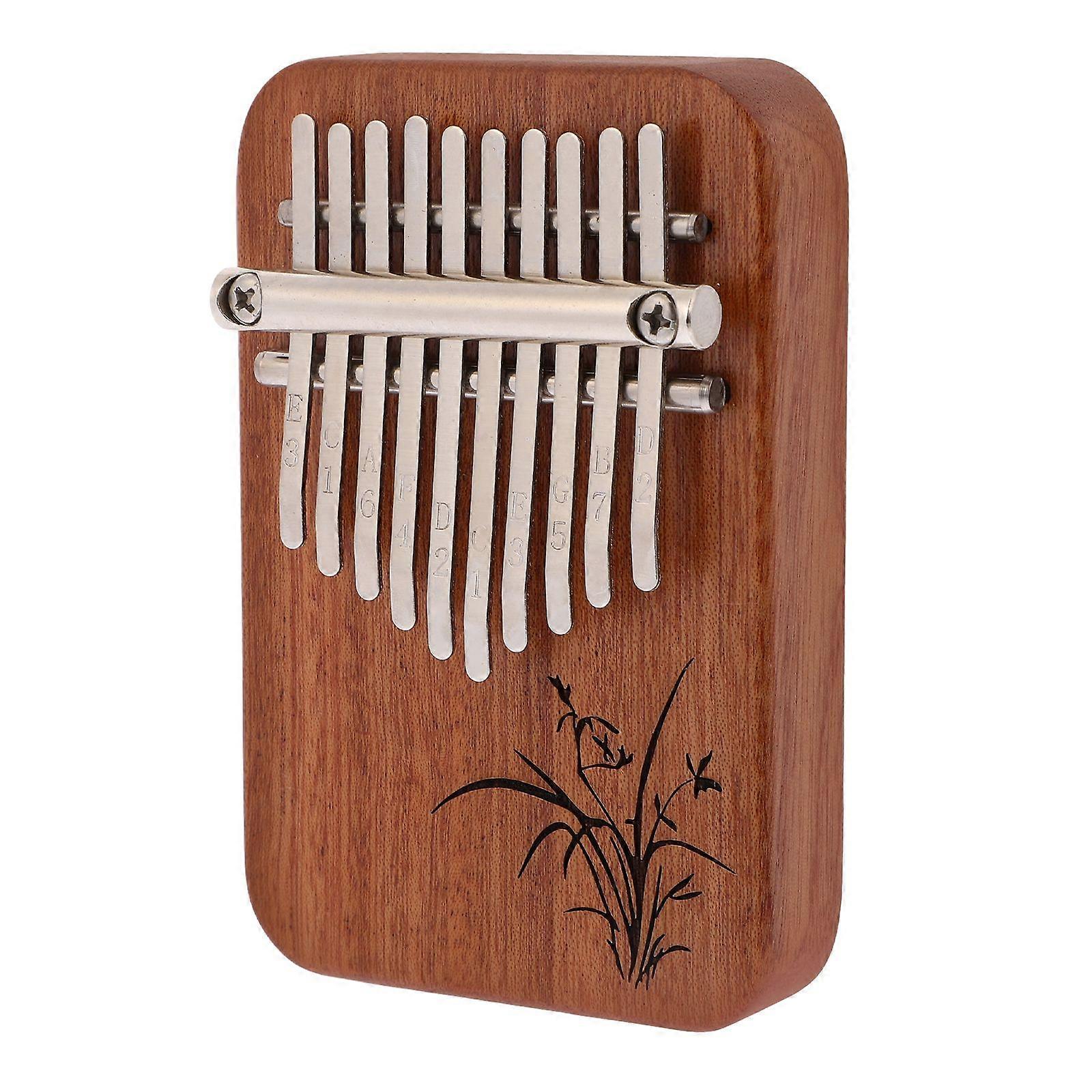 1 ensemble de piano à doigts en bois portable Kalimba Mbira Finger Piano Instrument Mini Kalimba Instrument Prop
