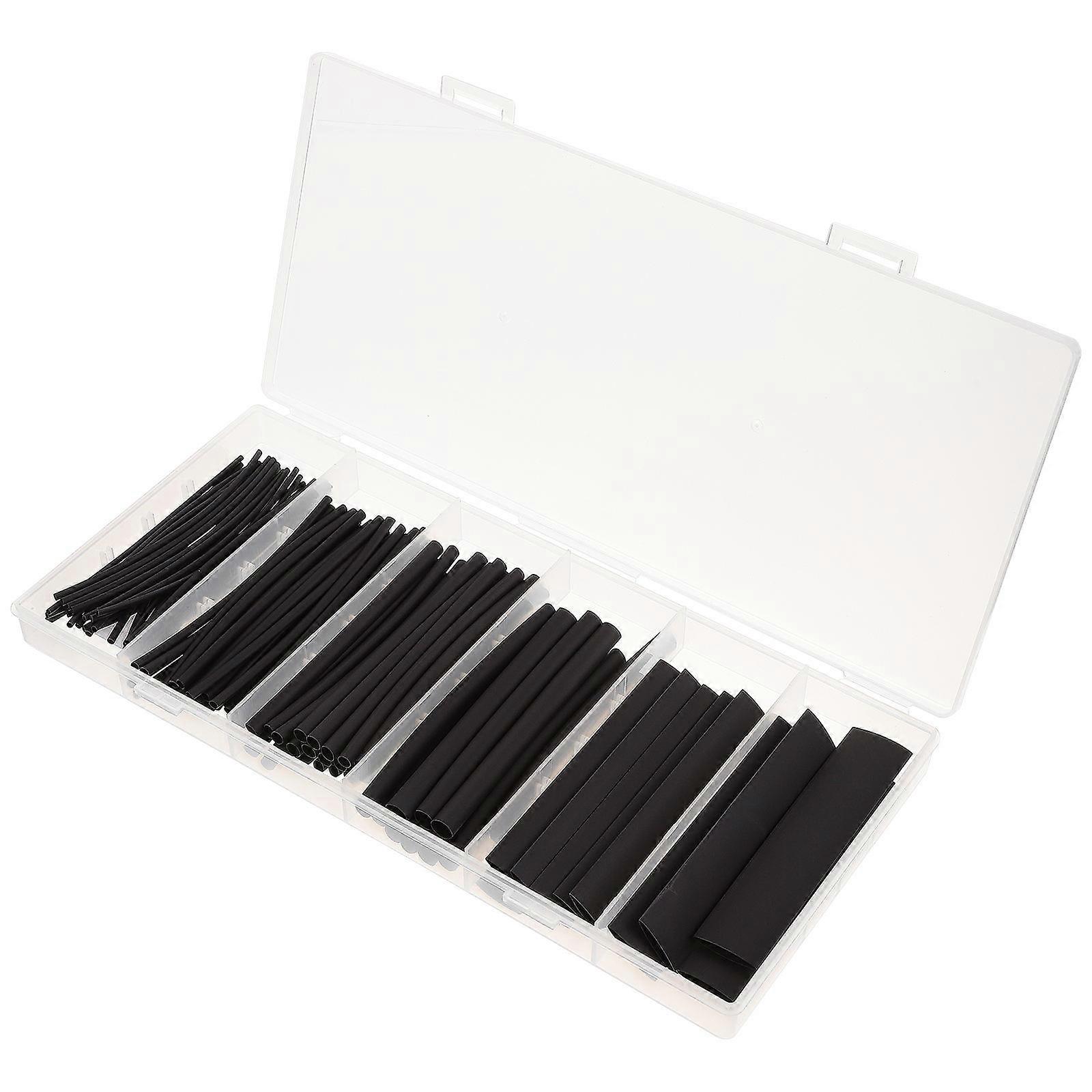 Insulation Heat Shrink Tube Silicone Rubber Sleeve for Wire Kit 1Set