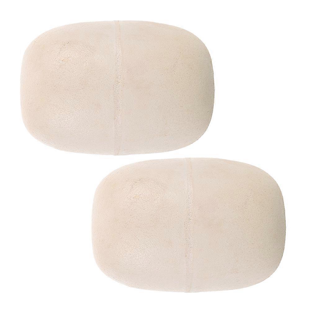 Oval Water Float Buoy for Fishing Use 4Pcs Durable PVC Marine Rope Floats