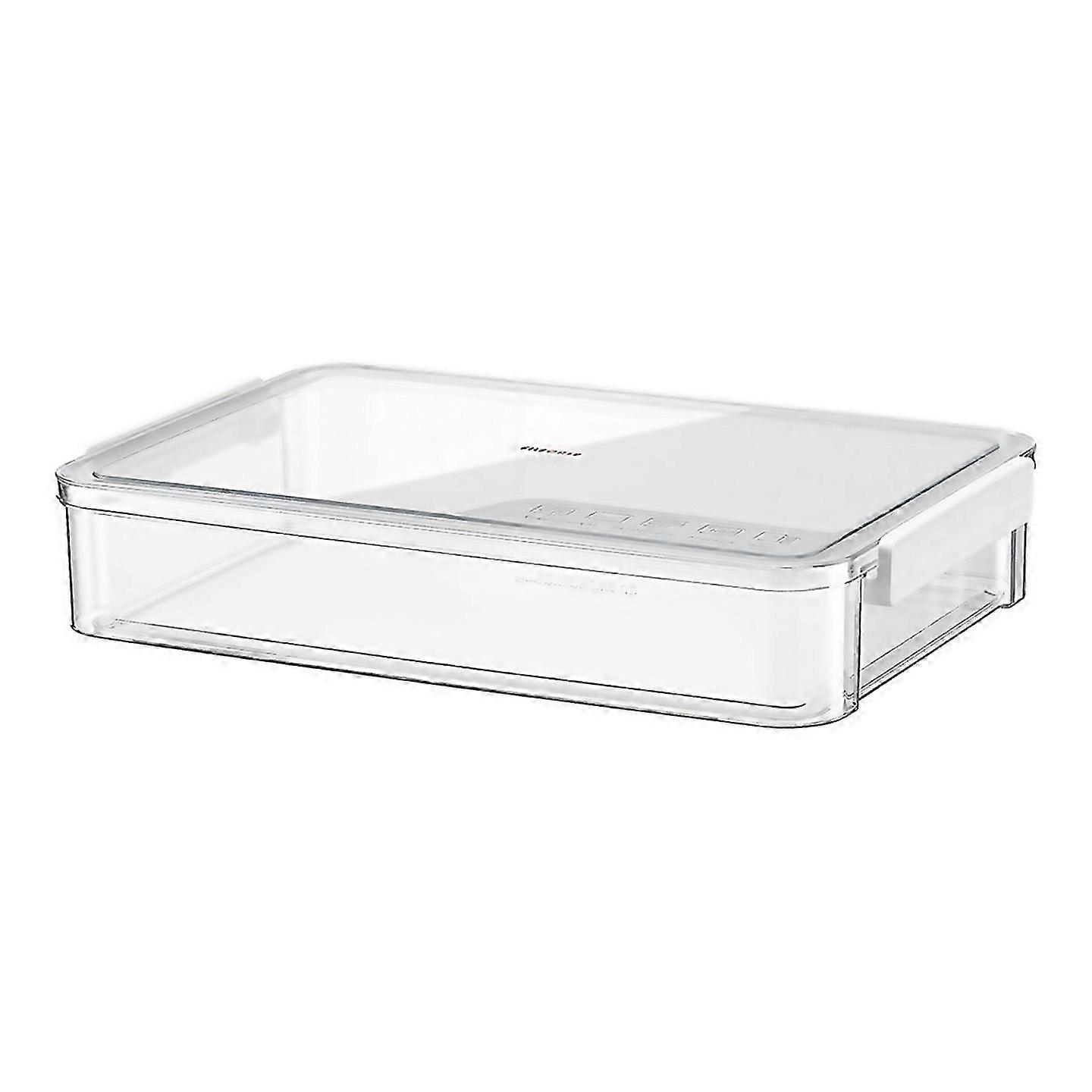 For A4 Transparent Storage Box Portable Plastic Document White