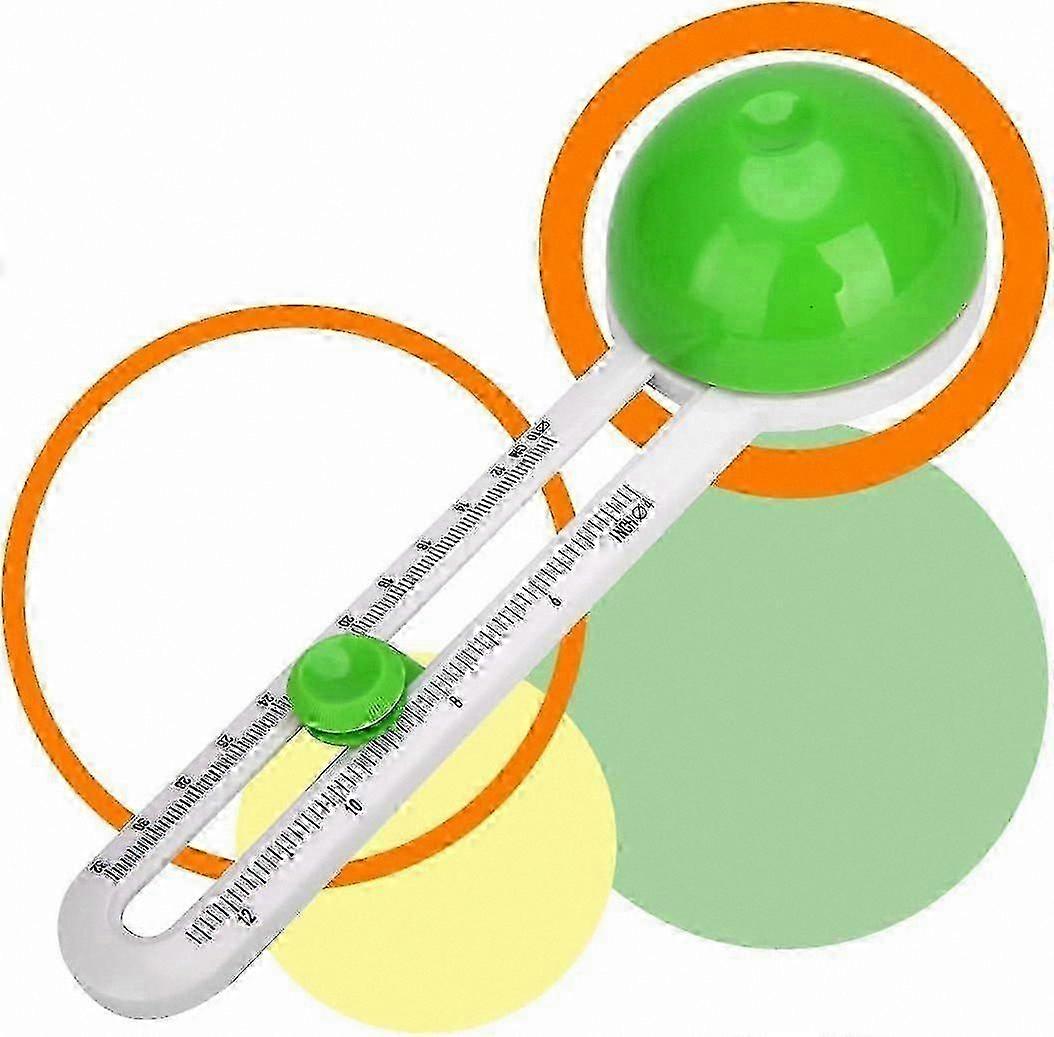 Rotary Circle Paper Cutter Tool for Crafting Supplies in Green