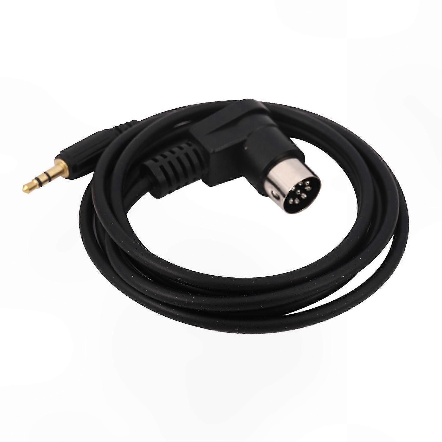 3.5mm AUX Input Adapter Cable 8-Pin M-BUS CD Changer Gold Plug o Cable