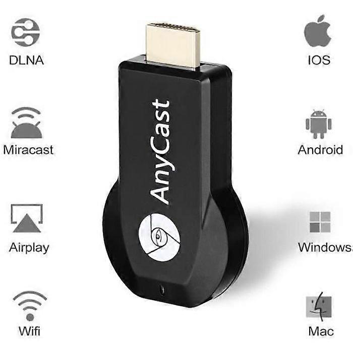 AnyCast Plus 1080P 3D WiFi HDMI TV Stick Mini Wireless Receiver with Display Receiver for IOS for iPhone iPad