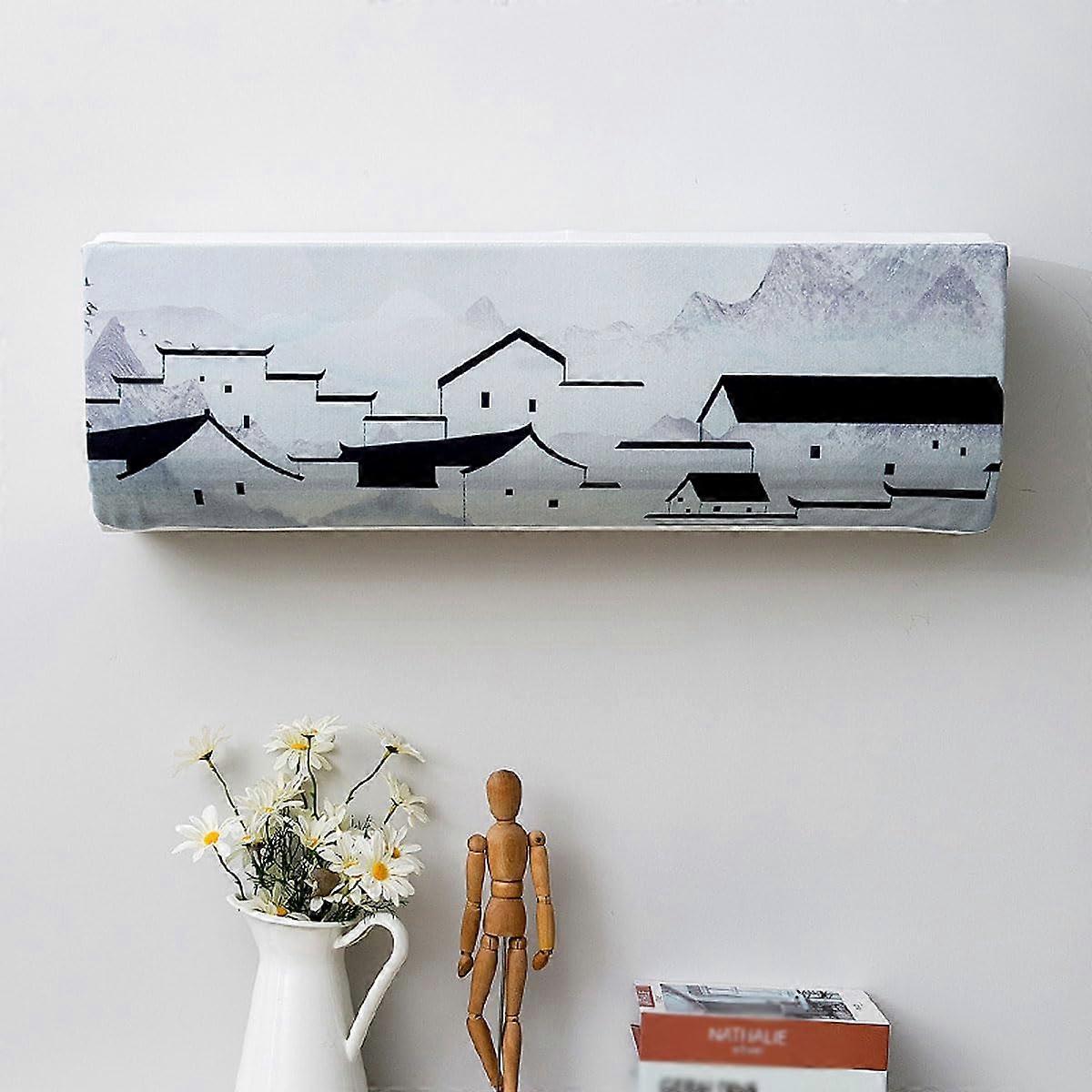Universal Nordic Air Conditioning Dust Cover, Hanging Dustproof Cover For All Air Conditioners, Size W80 X D20 X H27 cm