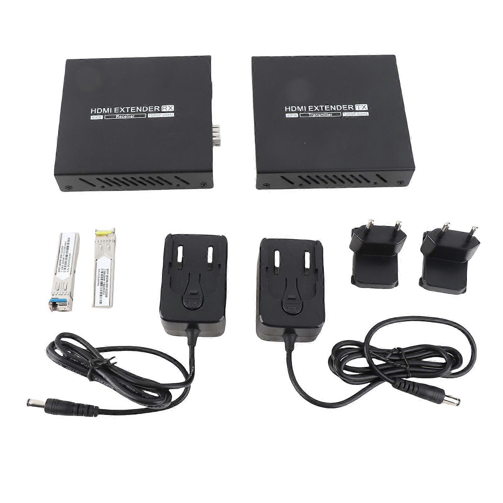 OPT882 HD Multimedia Interface Fiber Optic Media Extender Transmitter Receiver 1080P Singlemode SC/FC 20km
