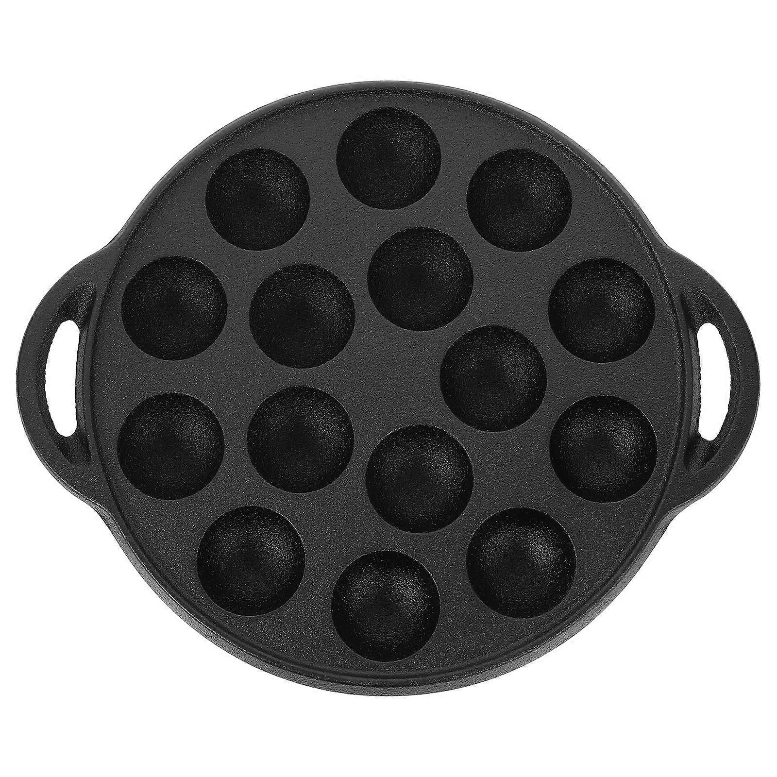 Household Cookware for Cooking 3Pcs Thickened Casting Iron