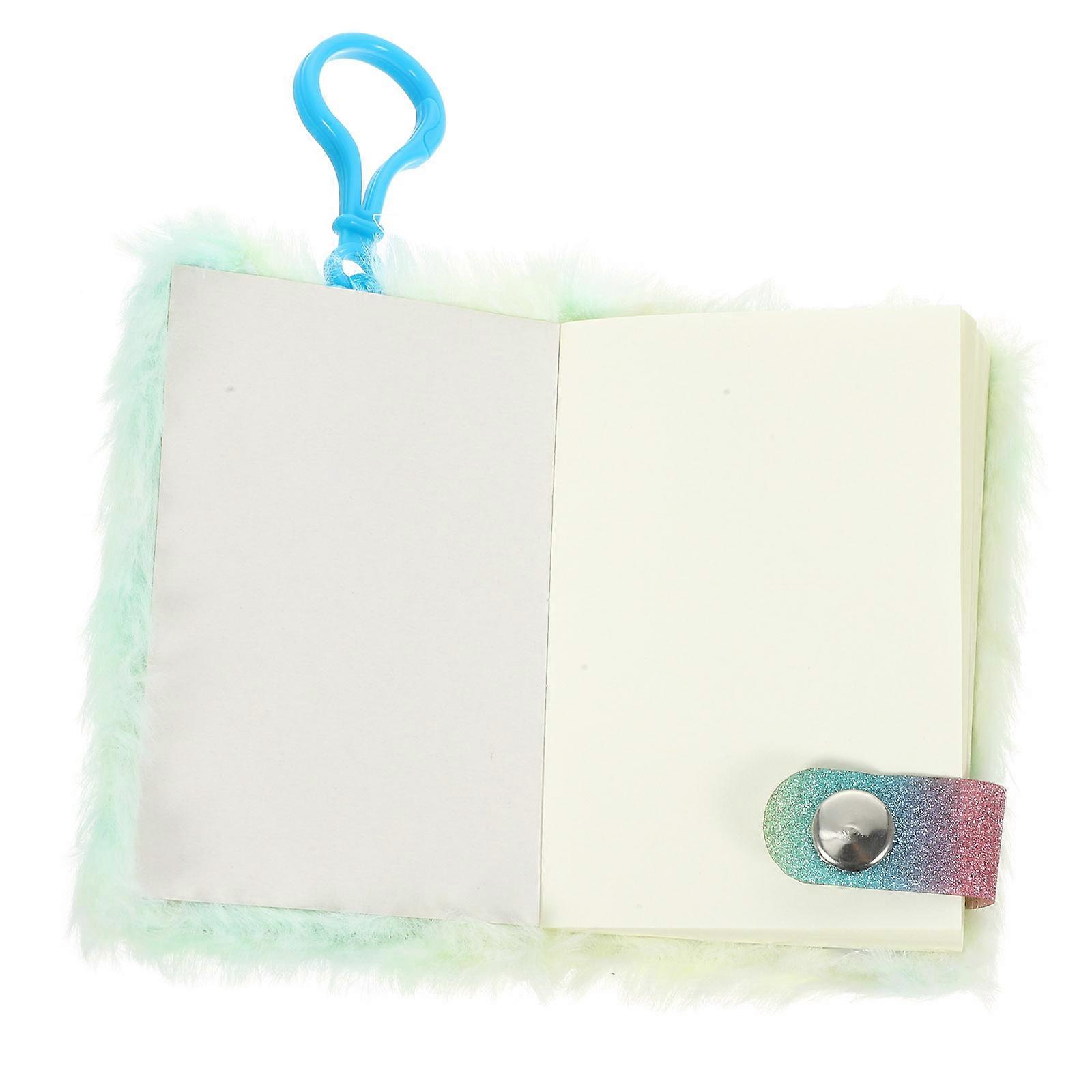 Portable Hanging Diary 4Pcs Fluffy Notebook for Student Use