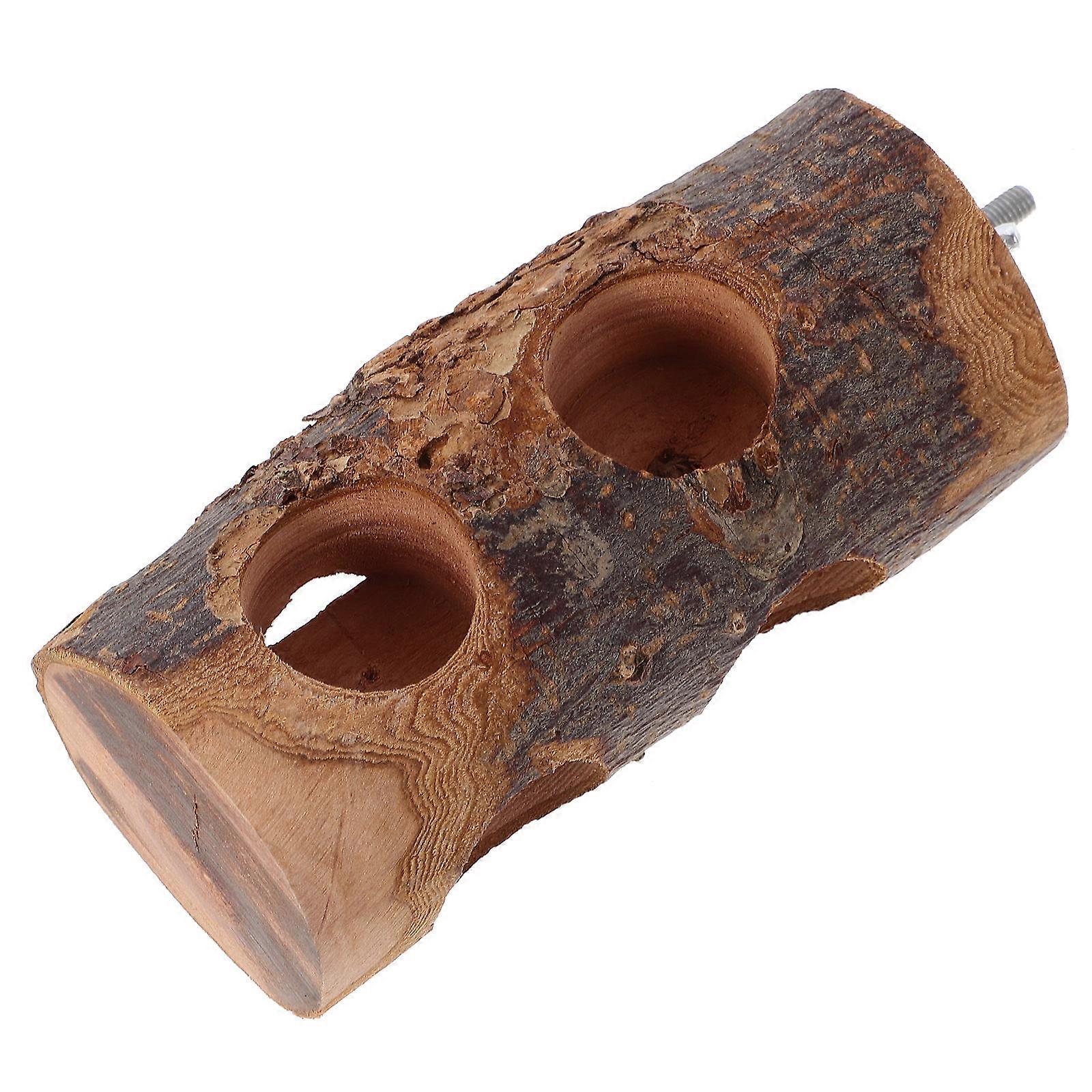 Wooden Chew Toys Hamster Chewing Stick for Pets 2Pcs Teeth Grinding