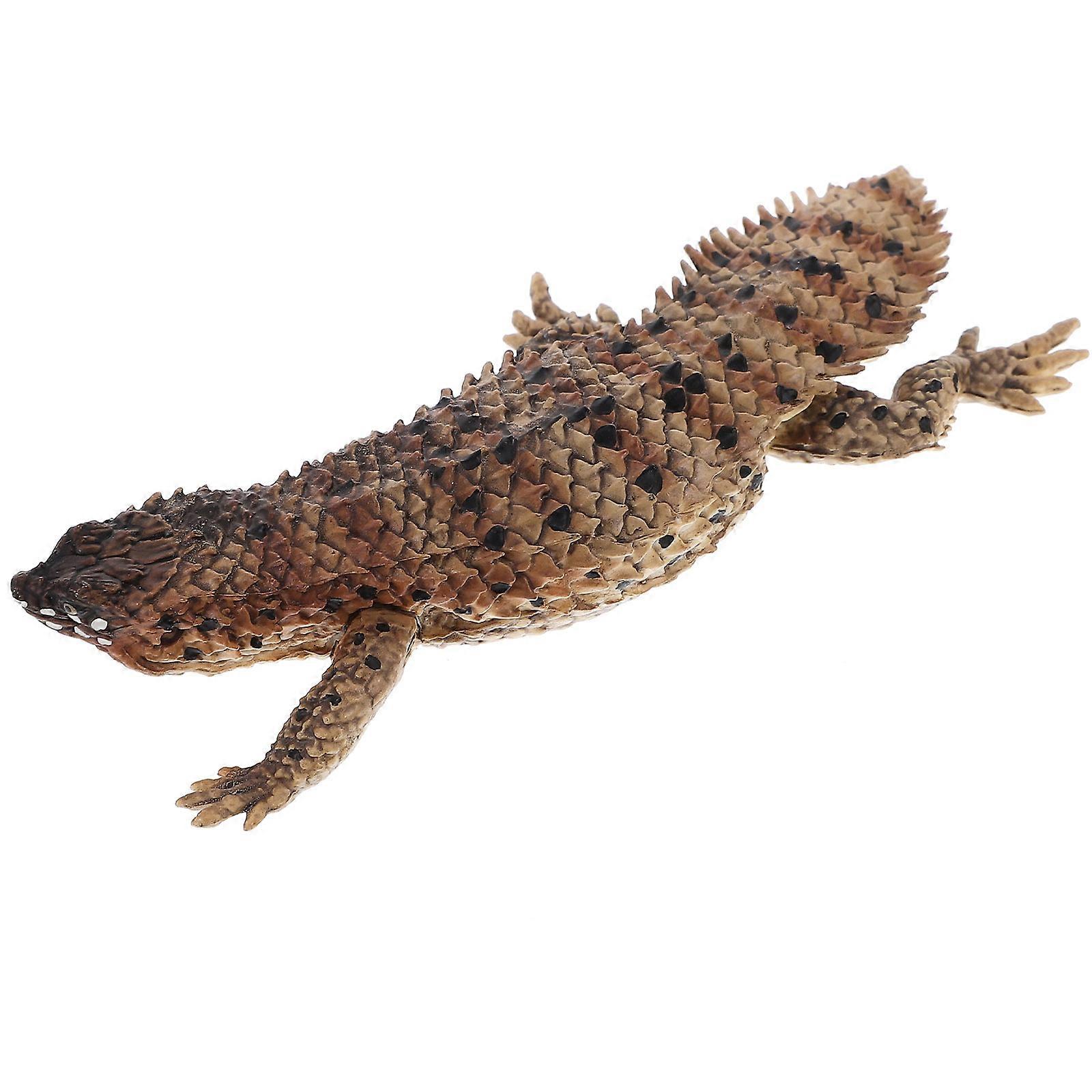 Artificial Lizard Model Plastic Lizard Model for Decor 2Pcs Realistic Shape