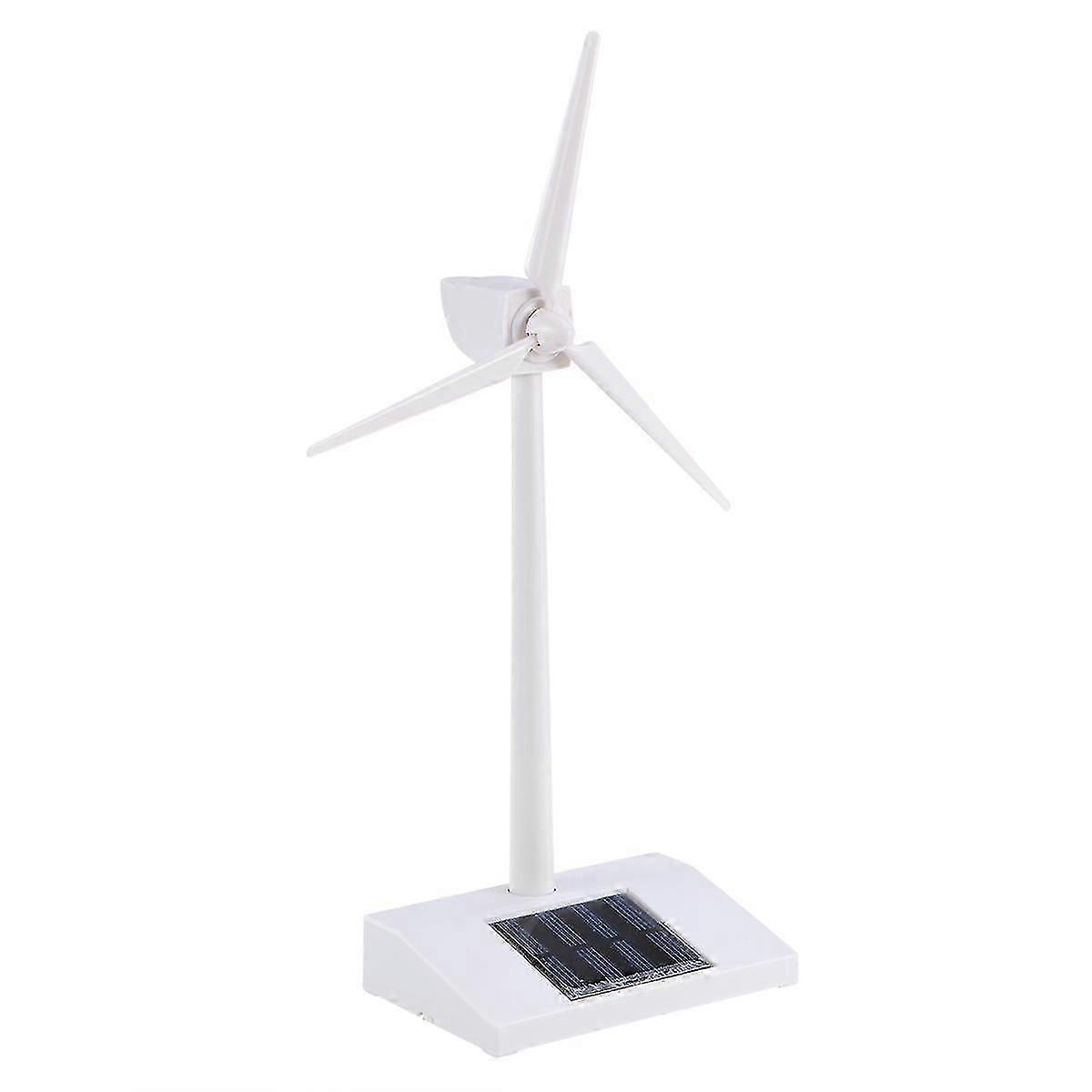 Desktop Wind Turbine Model Solar Powered Windmill for Education