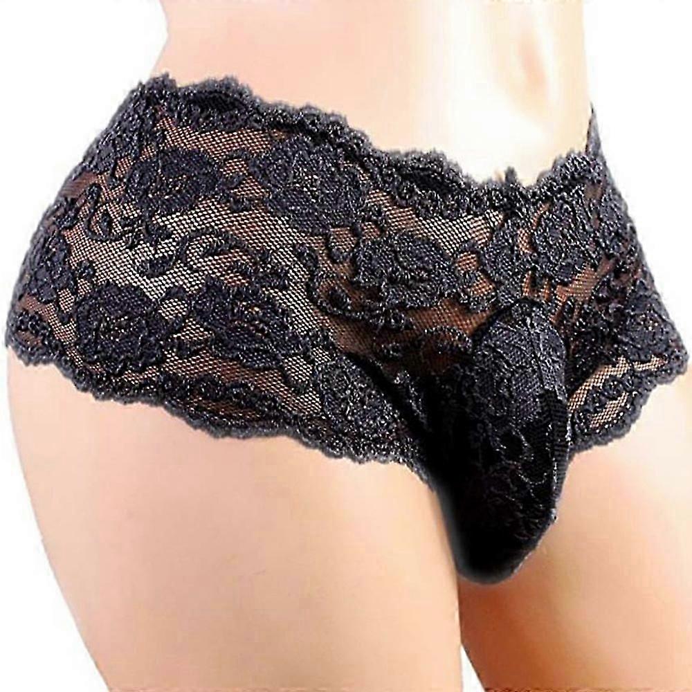 Mannen Kant String G-String Slips Sissy Slipjes Ondergoed LingerieZZ31