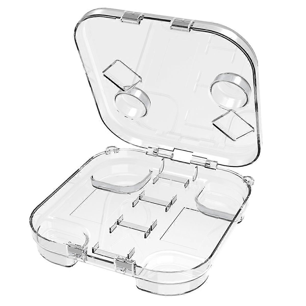 Switch2 Protective Case with Game Card Slots Clear Storage Shell Protection for Gaming Accessories