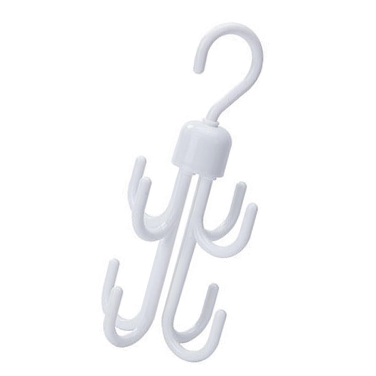 Rotating Caps Storage Hook White Holds Multiple Baseball Caps, NoFall Design, Home Storage Solution, Cap Organizer