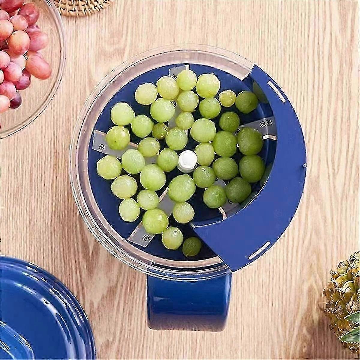 Éplucheur électrique Pour Raisins Et Ail 2026 – Rapide Et Pratique Pour Petits Fruits (bleu)