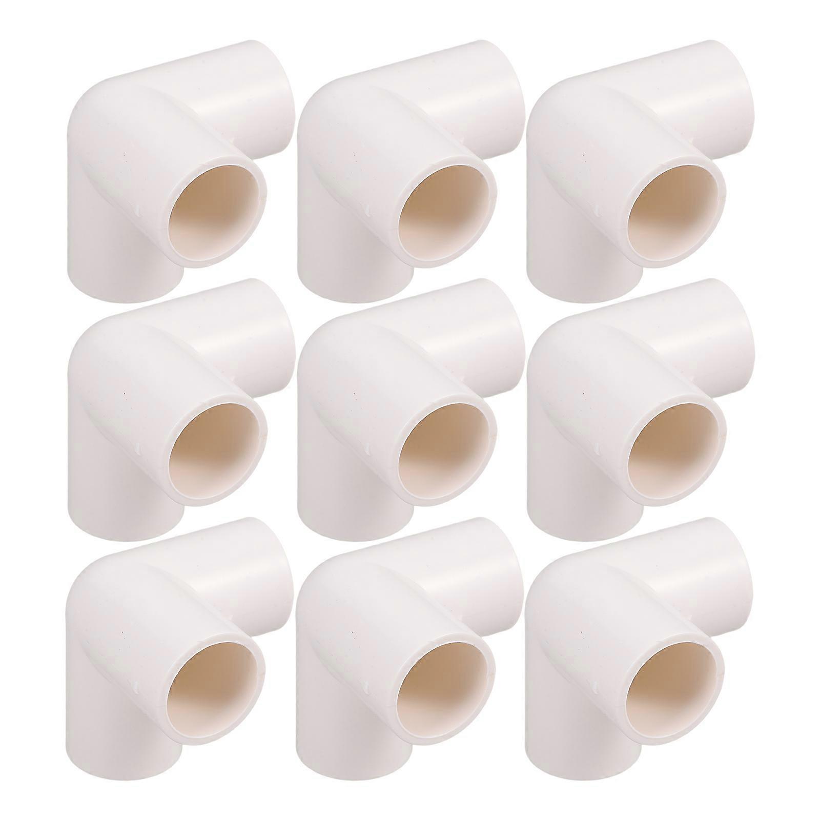 Water Connector PVC for Pipe Fitting 20Pcs Tubing Splitter Connector