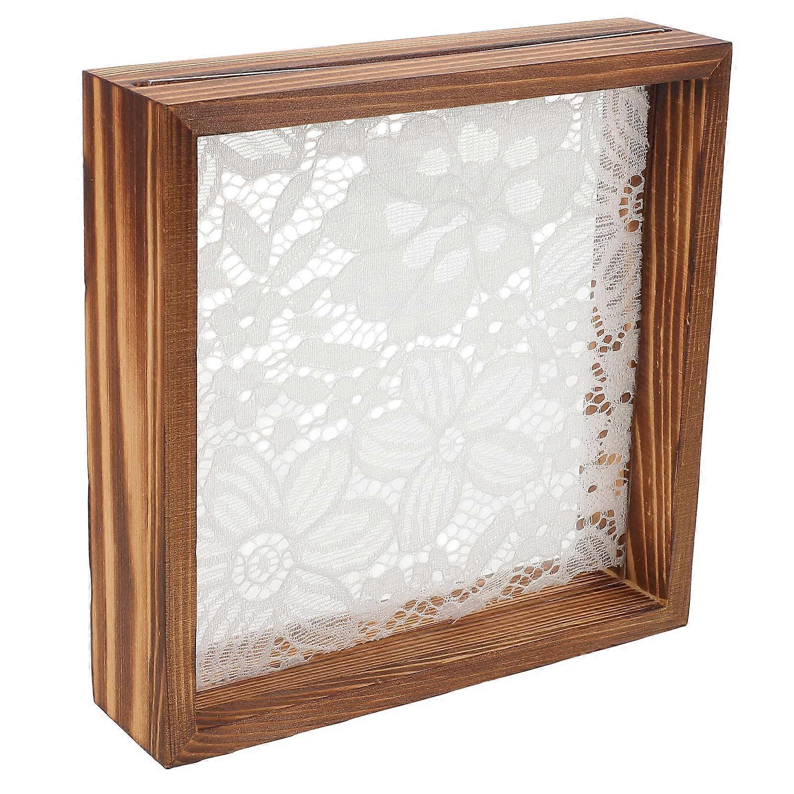 Nail Art Display Board Wooden Frame for Display 3Pcs Nail Art Photo Frame Holder