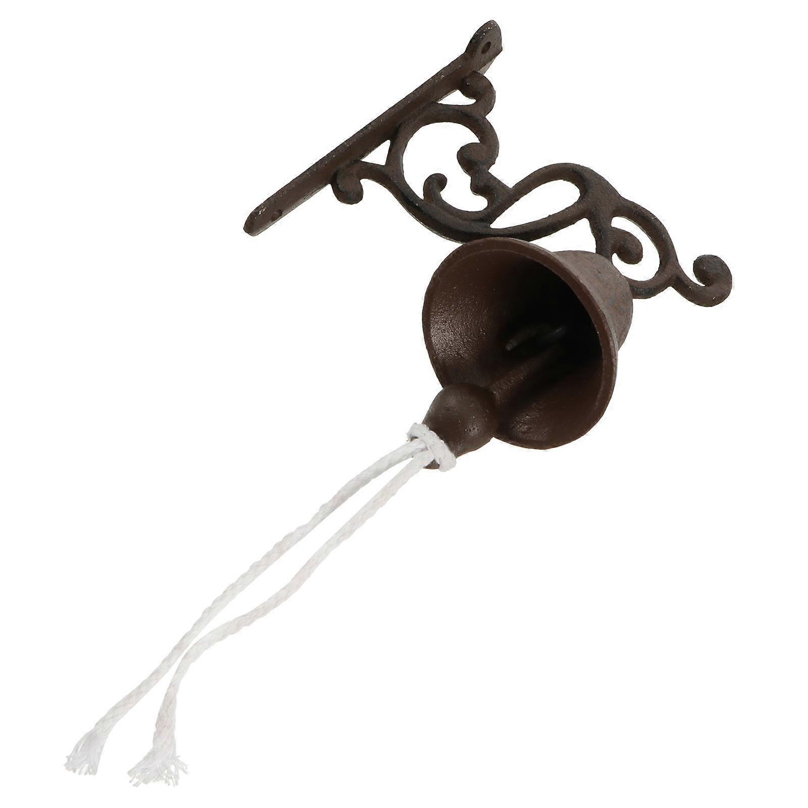 Wall Hanging Bell for Home Decor 3Pcs Manually Shaking Cast Iron