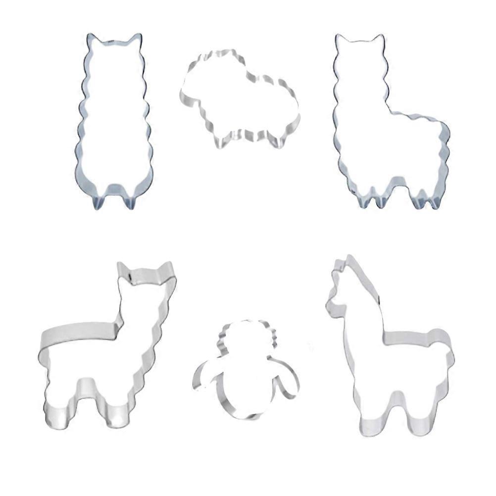 Cookie Cutter Alpaca Shape for Biscuit Making 18Pcs Stainless Steel