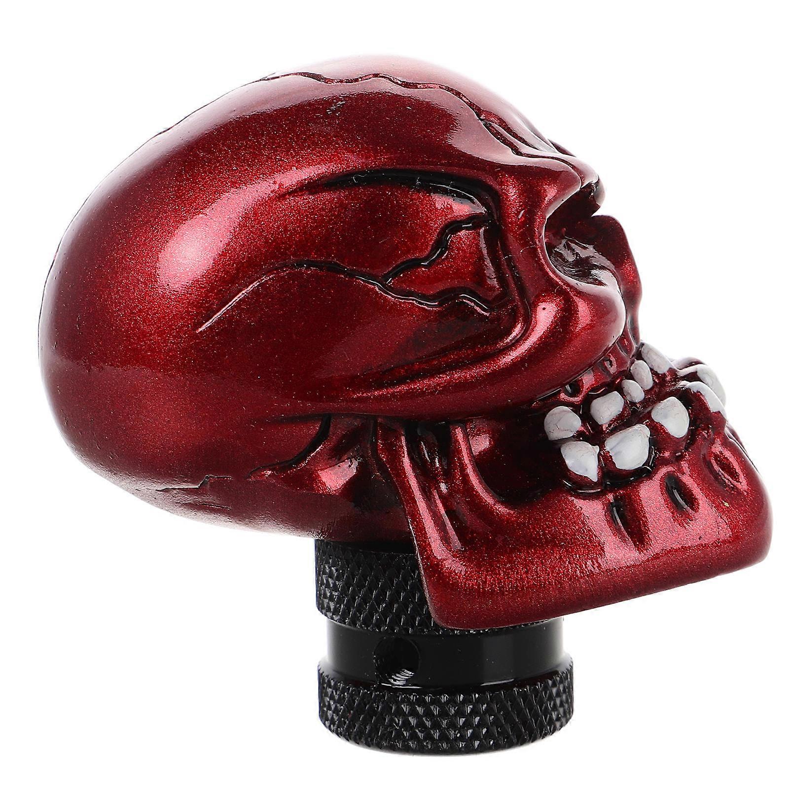 Skull Shape Gear Shift Knob For Manual Transmission Car Owners Daily Driving 4Pcs Durable Use